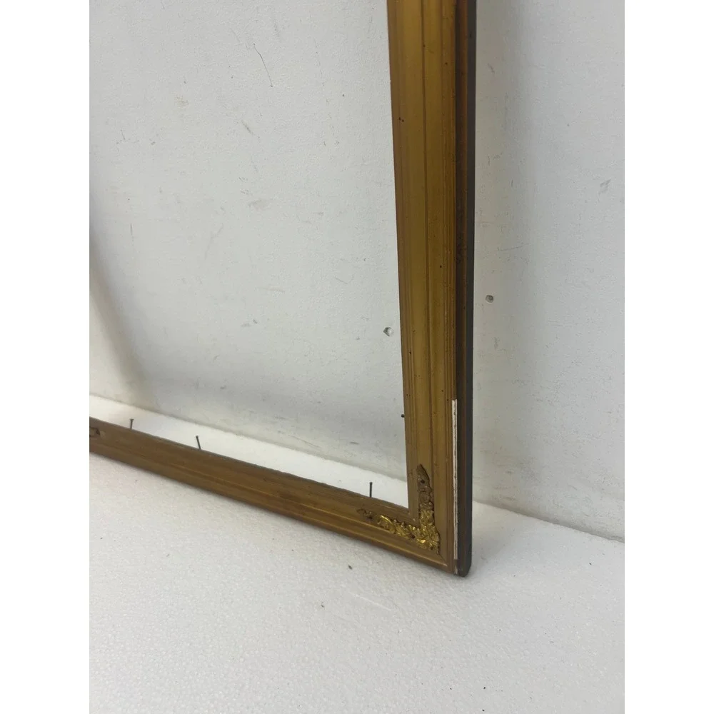 Antique Gold Gilt Picture Frame Ornate Vintage Wood Victorian Decor Fits 13x16